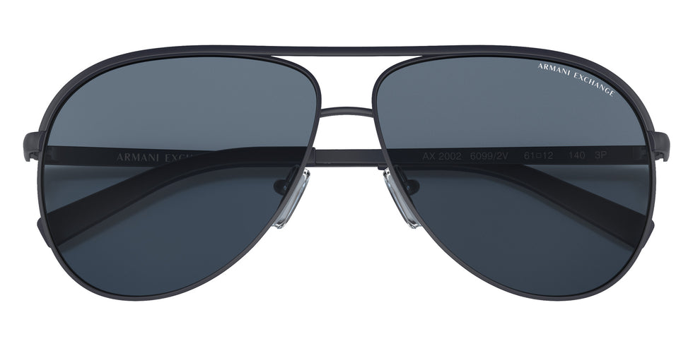 ARMANI EXCHANGE AX2002 60992V 61 - Matte Blue / Dark Blue Polarized #id:ax200260992v_s:100120