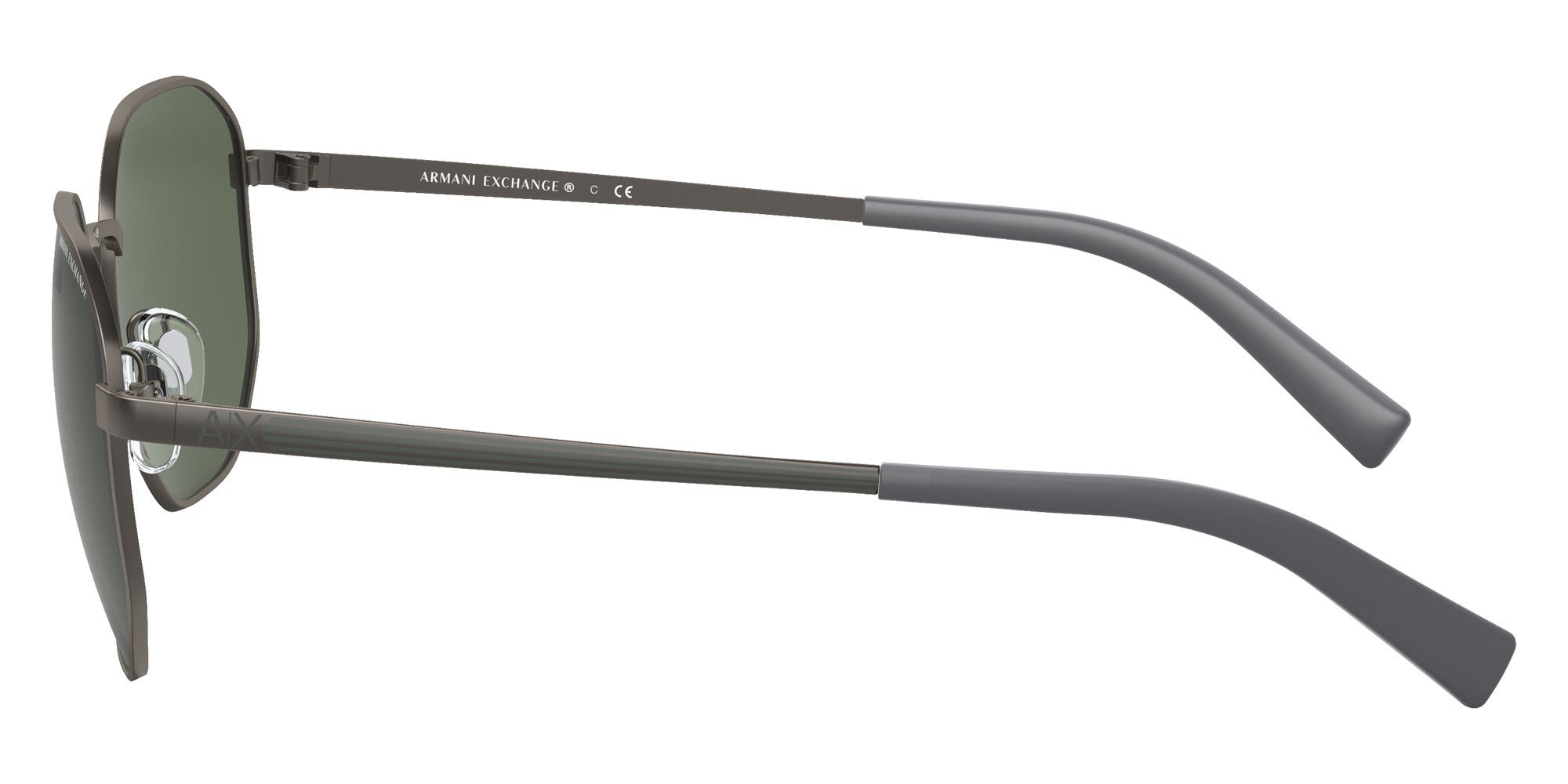 ARMANI EXCHANGE AX2036S 600371 56 - Matte Gunmetal / Green #id:ax2036s600371_s:100110