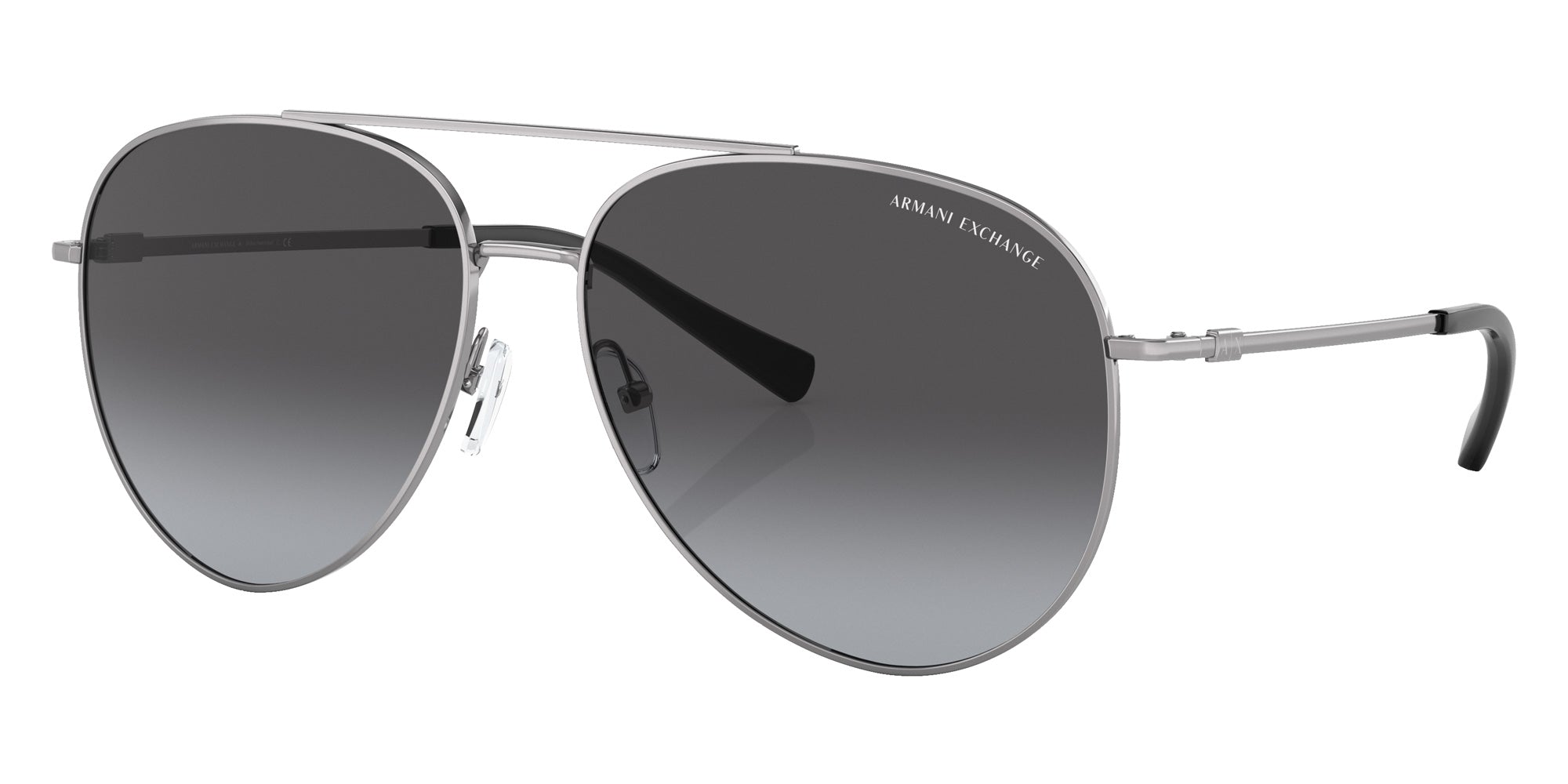 ARMANI EXCHANGE AX2043S 60038G 59 - Shiny Gunmetal / Gray Gradient #id:ax2043s60038g_s:100105