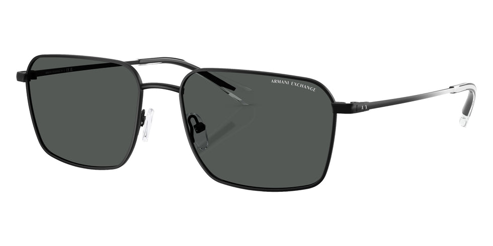 ARMANI EXCHANGE AX2053S 600087 57 - Matte Black / Dark Gray #id:ax2053s600087_s:100105