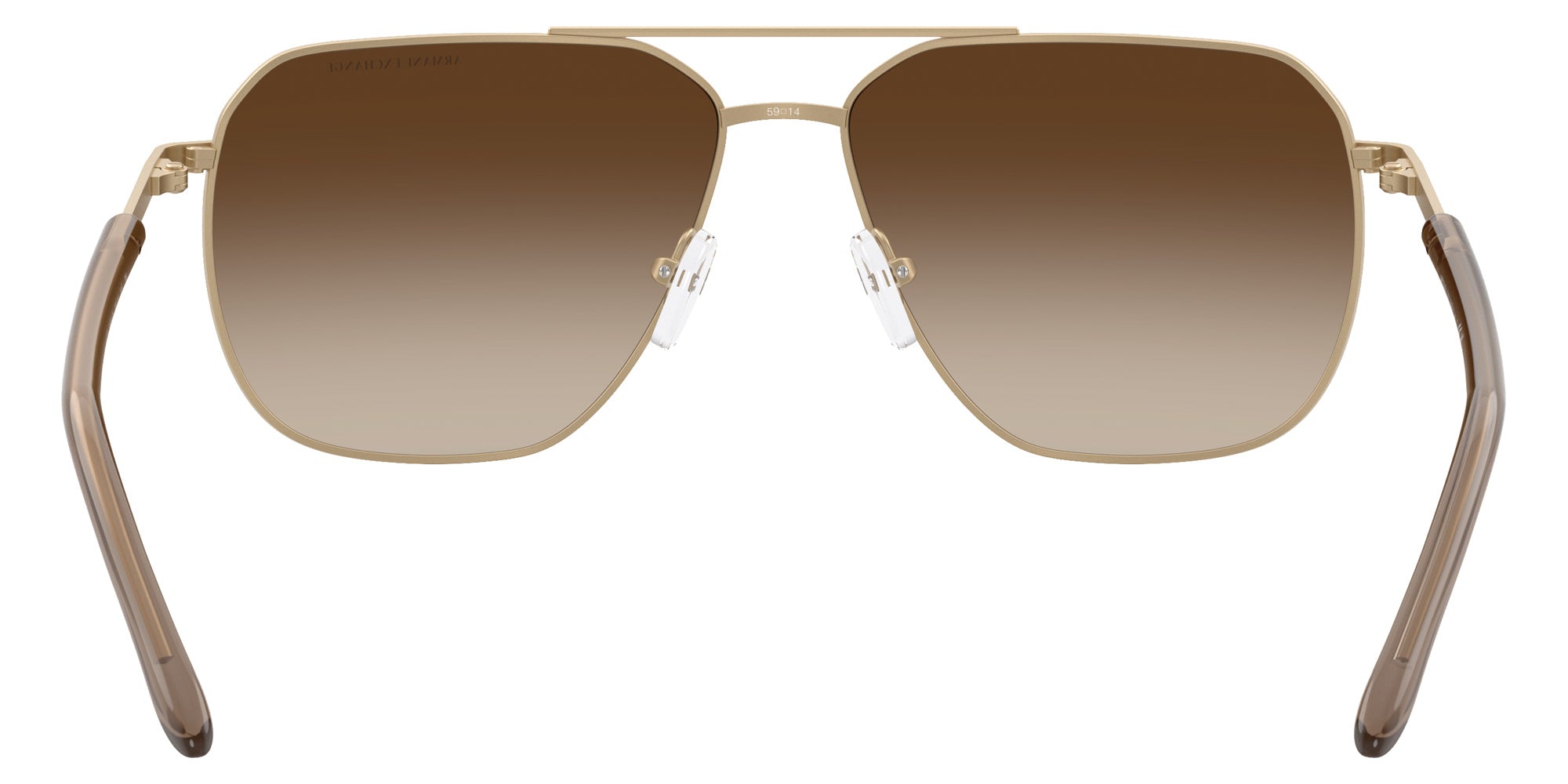 ARMANI EXCHANGE AX2057S 612113 59 - Matte Pale Gold / Brown Gradient #id:ax2057s612113_s:100115