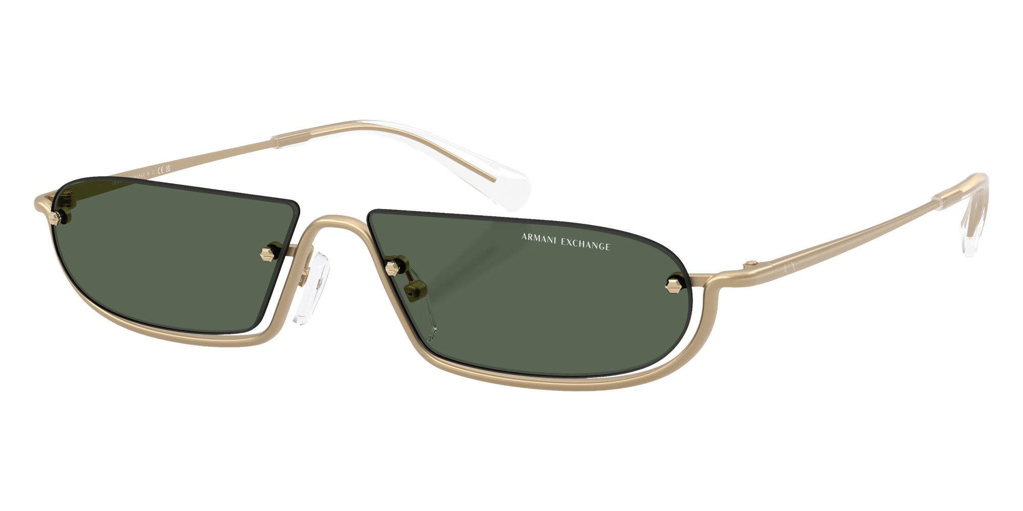 ARMANI EXCHANGE AX2058S 612171 58 - Matte Pale Gold / Green #id:ax2058s612171_s:100105