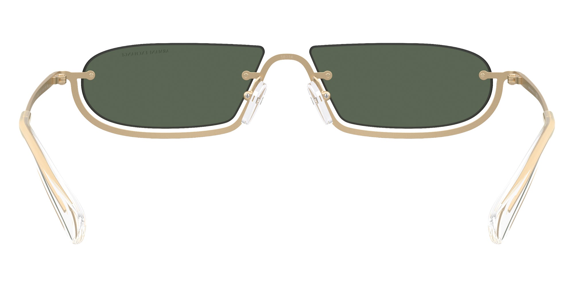 ARMANI EXCHANGE AX2058S 612171 58 - Matte Pale Gold / Green #id:ax2058s612171_s:100115