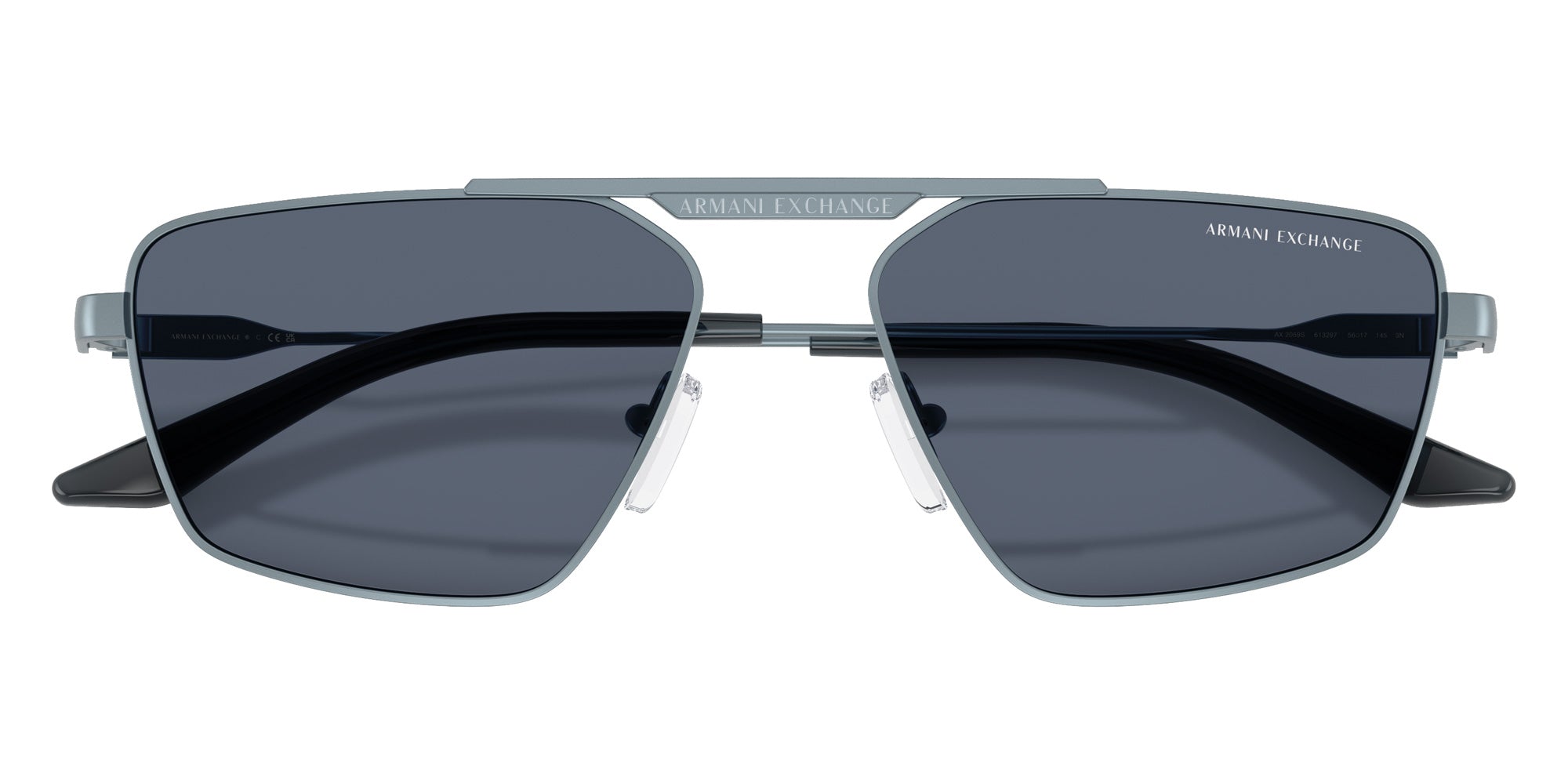 ARMANI EXCHANGE AX2059S 613287 56 - Metalized Matte Blue #id:ax2059s613287_s:104100