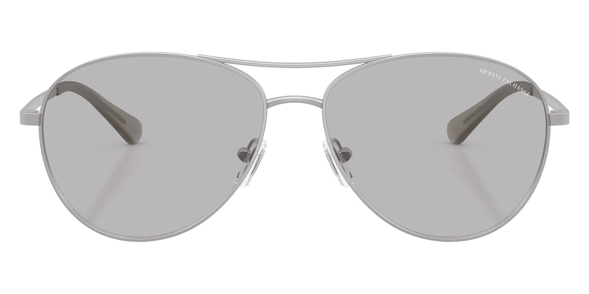 ARMANI EXCHANGE AX2061S 602087 59 - Matte Silver / Light Gray #id:ax2061s602087_s:104100