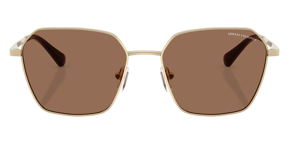 ARMANI EXCHANGE AX2062S 611013 54 - Shiny Pale Gold / Dark Brown #id:ax2062s611013_s:104100