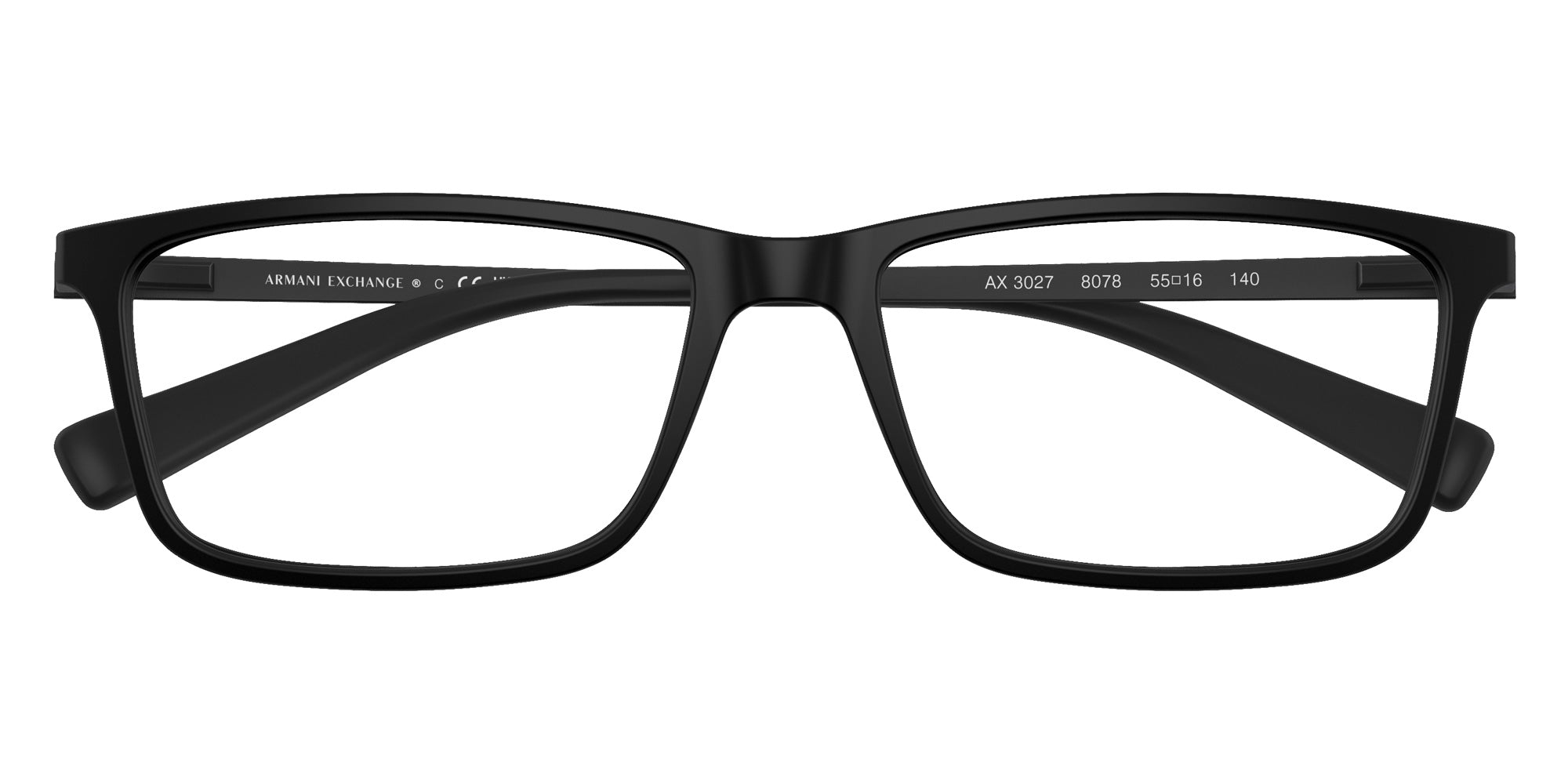 ARMANI EXCHANGE AX3027 8078 55 - Matte Black #id:ax30278078_s:100120