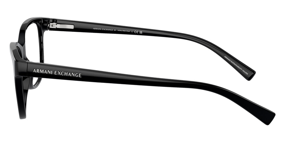 ARMANI EXCHANGE AX3037 8158 53 - Shiny Black #id:ax30378158_s:102110