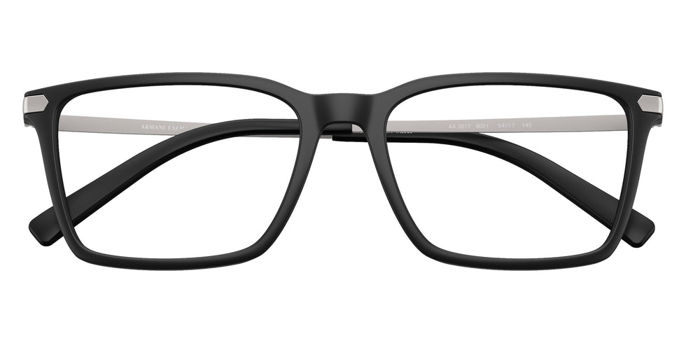 ARMANI EXCHANGE AX3077 8001 54 - Matte Black #id:ax30778001_s:100100