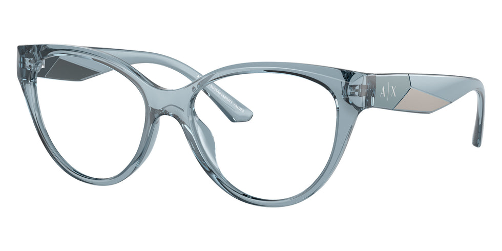 ARMANI EXCHANGE AX3096U 8240 53 - Shiny Transparent Azure #id:ax3096u8240_s:100105