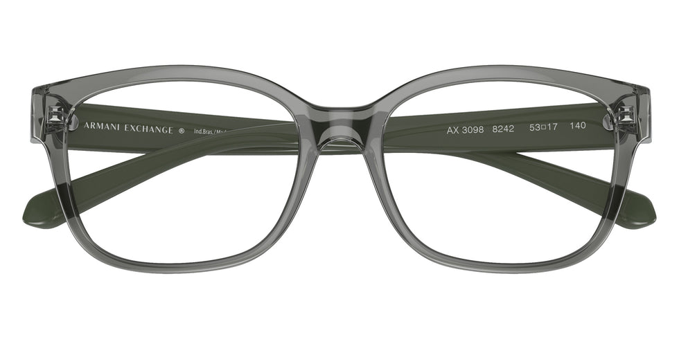 ARMANI EXCHANGE AX3098 8242 53 - Shiny Transparent Green #id:ax30988242_s:102120