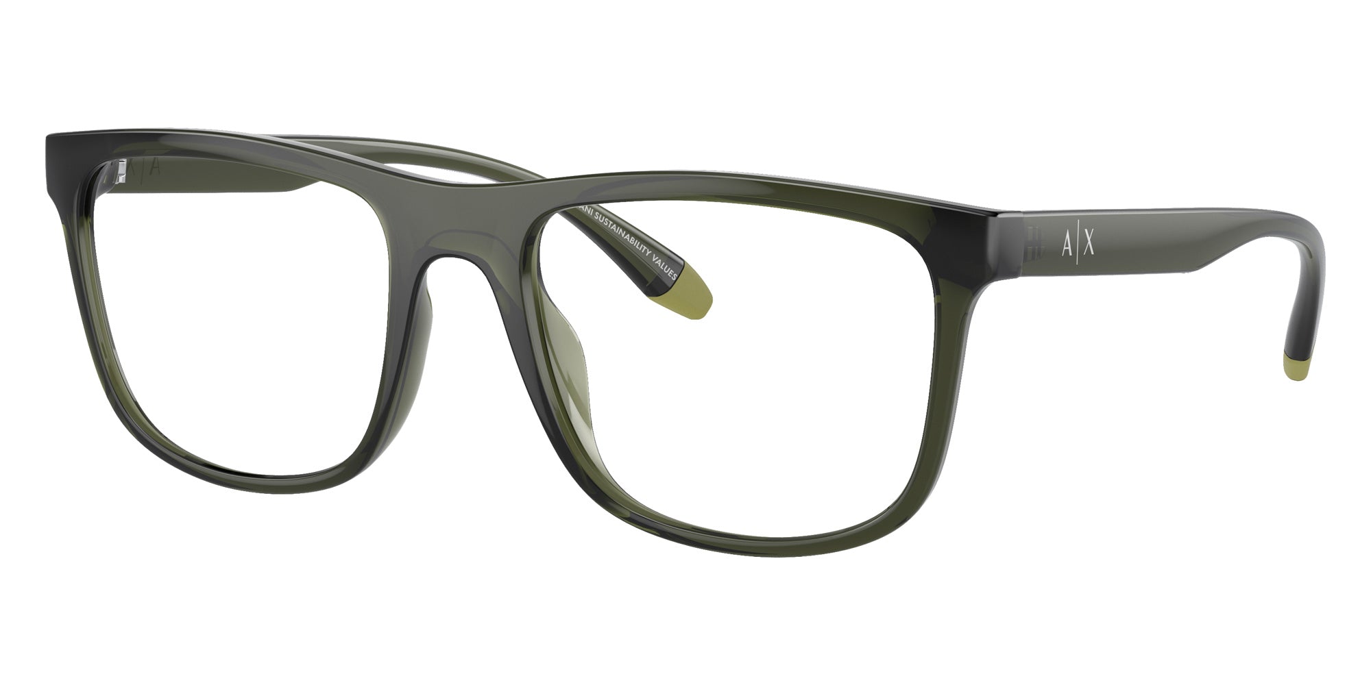 ARMANI EXCHANGE AX3101U 8341 55 - Shiny Transparent Green #id:ax3101u8341_s:102105