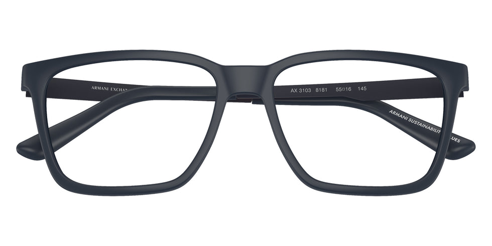 ARMANI EXCHANGE AX3103 8181 55 - Matte Blue #id:ax31038181_s:102120