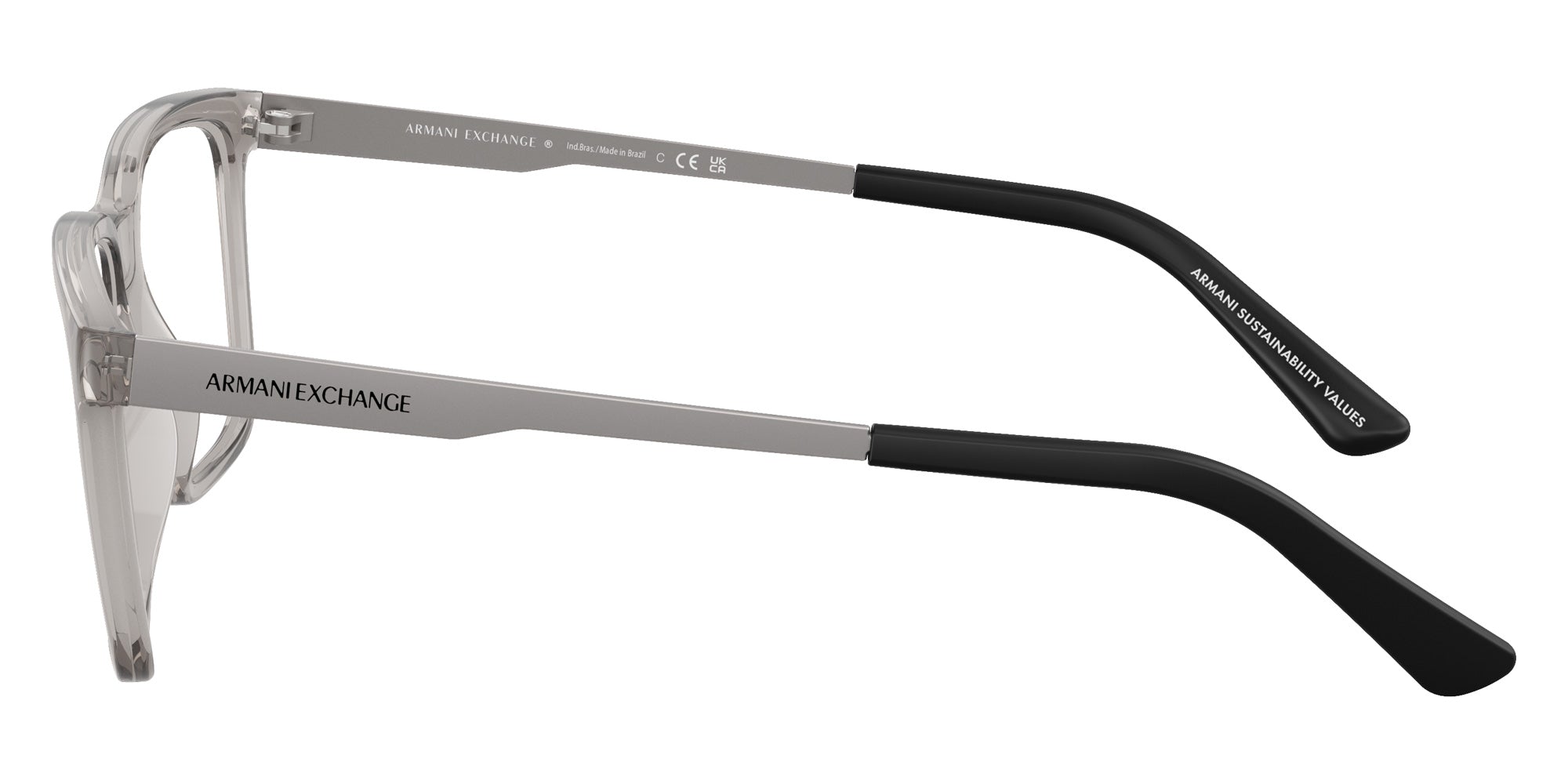 ARMANI EXCHANGE AX3103 8239 55 - Shiny Transparent Gray #id:ax31038239_s:100110