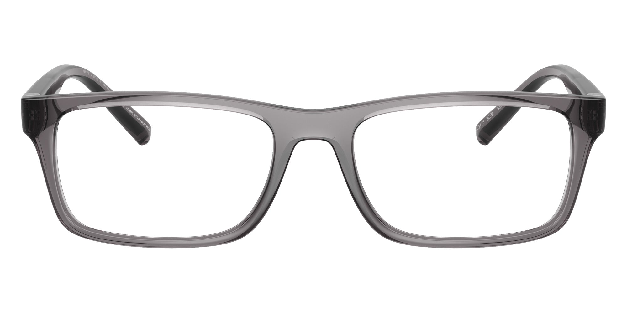 ARMANI EXCHANGE AX3115 8239 55 - Shiny Transparent Gray #id:ax31158239_s:102100