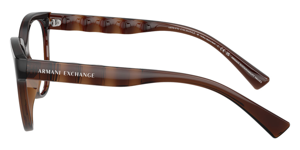ARMANI EXCHANGE AX3117U 8357 54 - Shiny Transparent Brown #id:ax3117u8357_s:100110