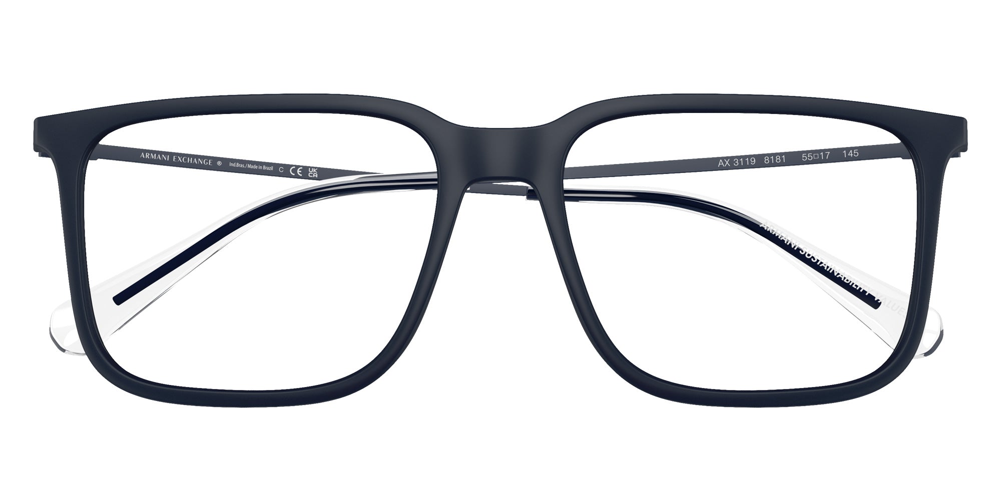 ARMANI EXCHANGE AX3119 8181 55 - Matte Blue #id:ax31198181_s:102120