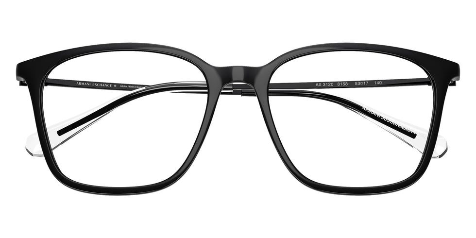 ARMANI EXCHANGE AX3120 8158 53 - Shiny Black #id:ax31208158_s:100120