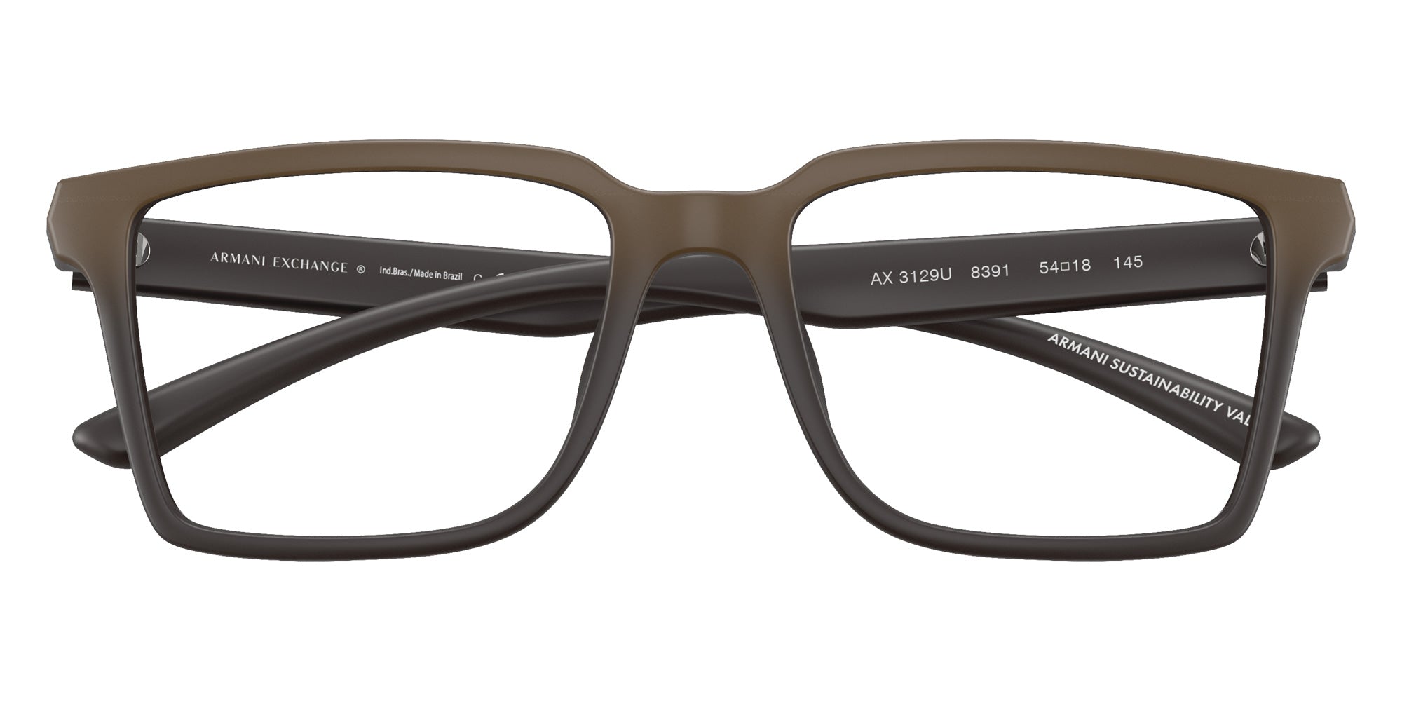 ARMANI EXCHANGE AX3129U 8391 54 - Matte Brown Gradient #id:ax3129u8391_s:100120