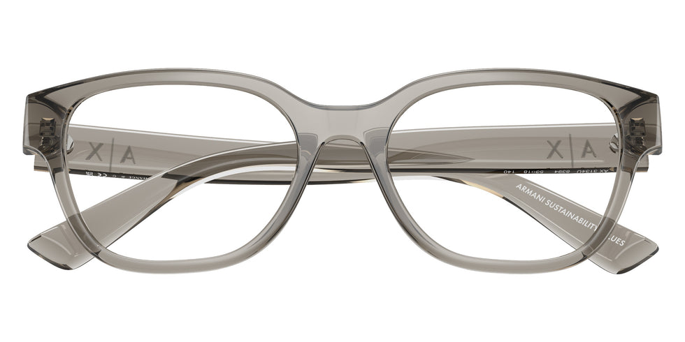 ARMANI EXCHANGE AX3134U 8394 53 - Shiny Transparent Gray #id:ax3134u8394_s:102120