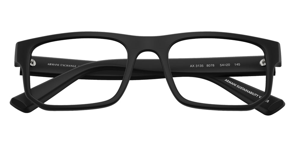 ARMANI EXCHANGE AX3135 8078 54 - Matte Black #id:ax31358078_s:100120