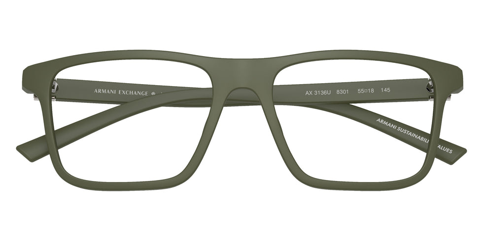 ARMANI EXCHANGE AX3136U 8301 55 - Matte Green #id:ax3136u8301_s:102100