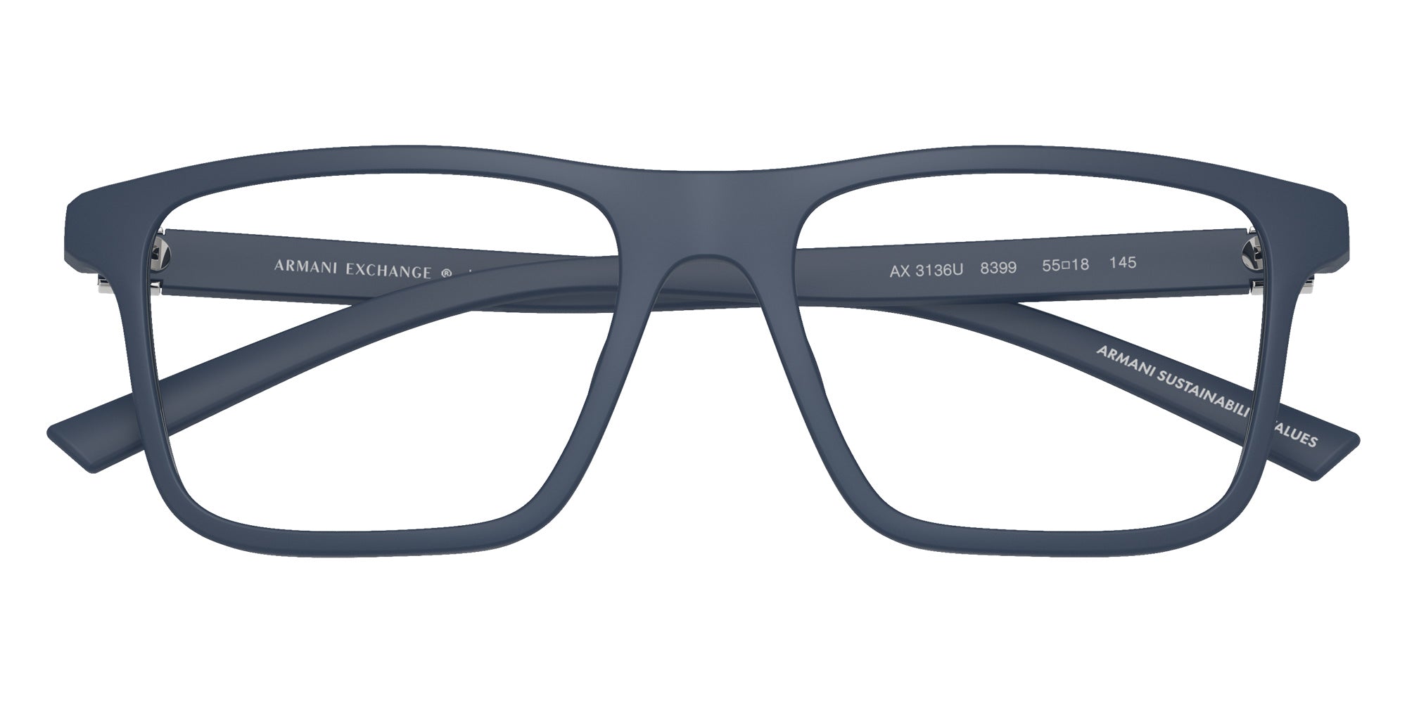 ARMANI EXCHANGE AX3136U 8399 55 - Matte Blue #id:ax3136u8399_s:104100