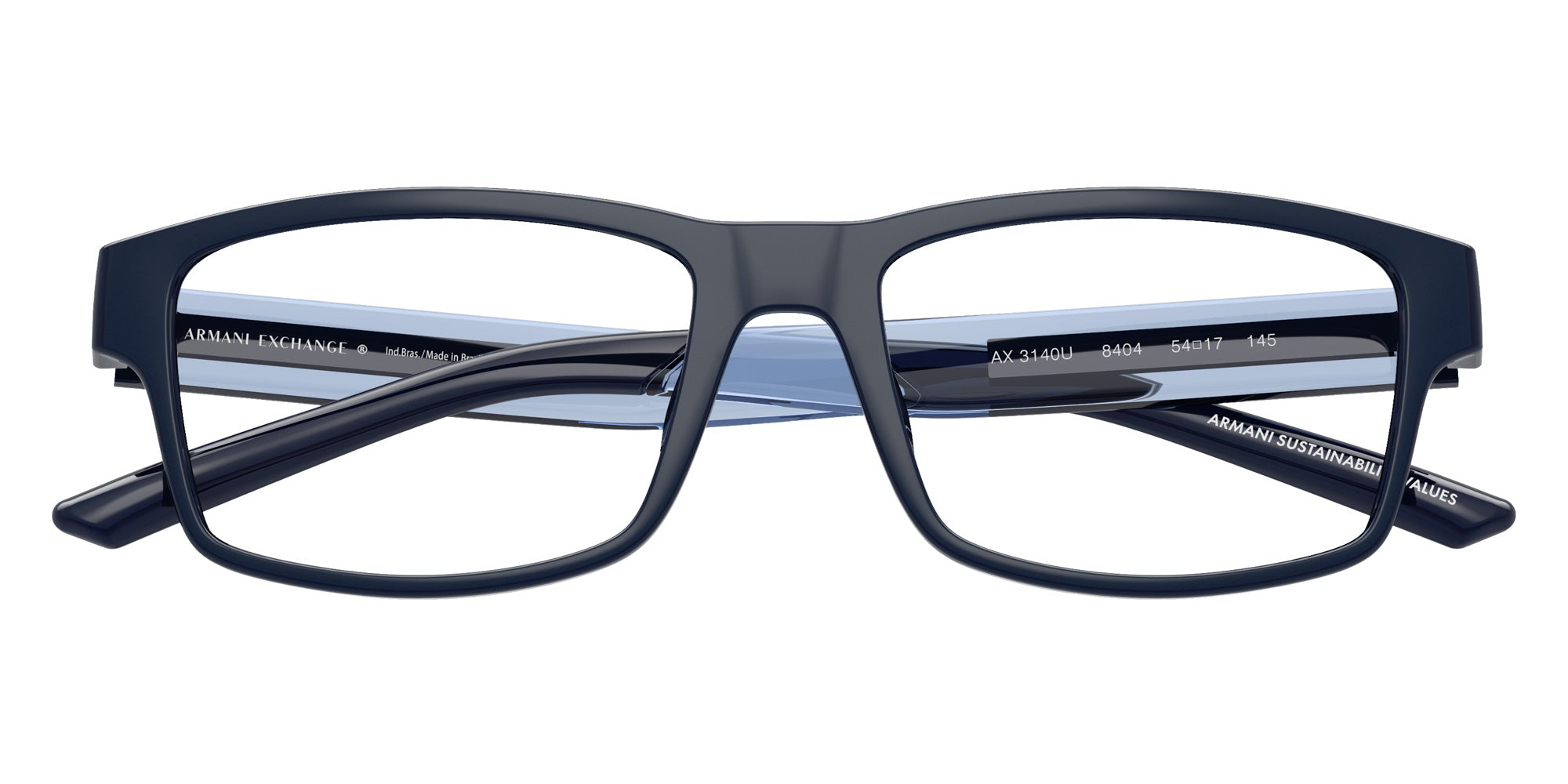 ARMANI EXCHANGE AX3140U 8404 54 - Shiny Blue #id:ax3140u8404_s:104100