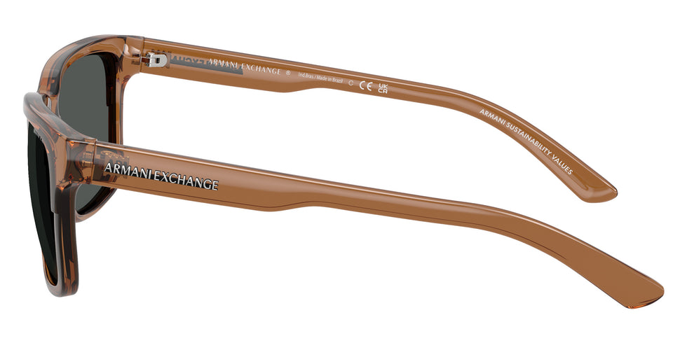 ARMANI EXCHANGE AX4026S 835887 56 - Shiny Transparent Brown #id:ax4026s835887_s:100110