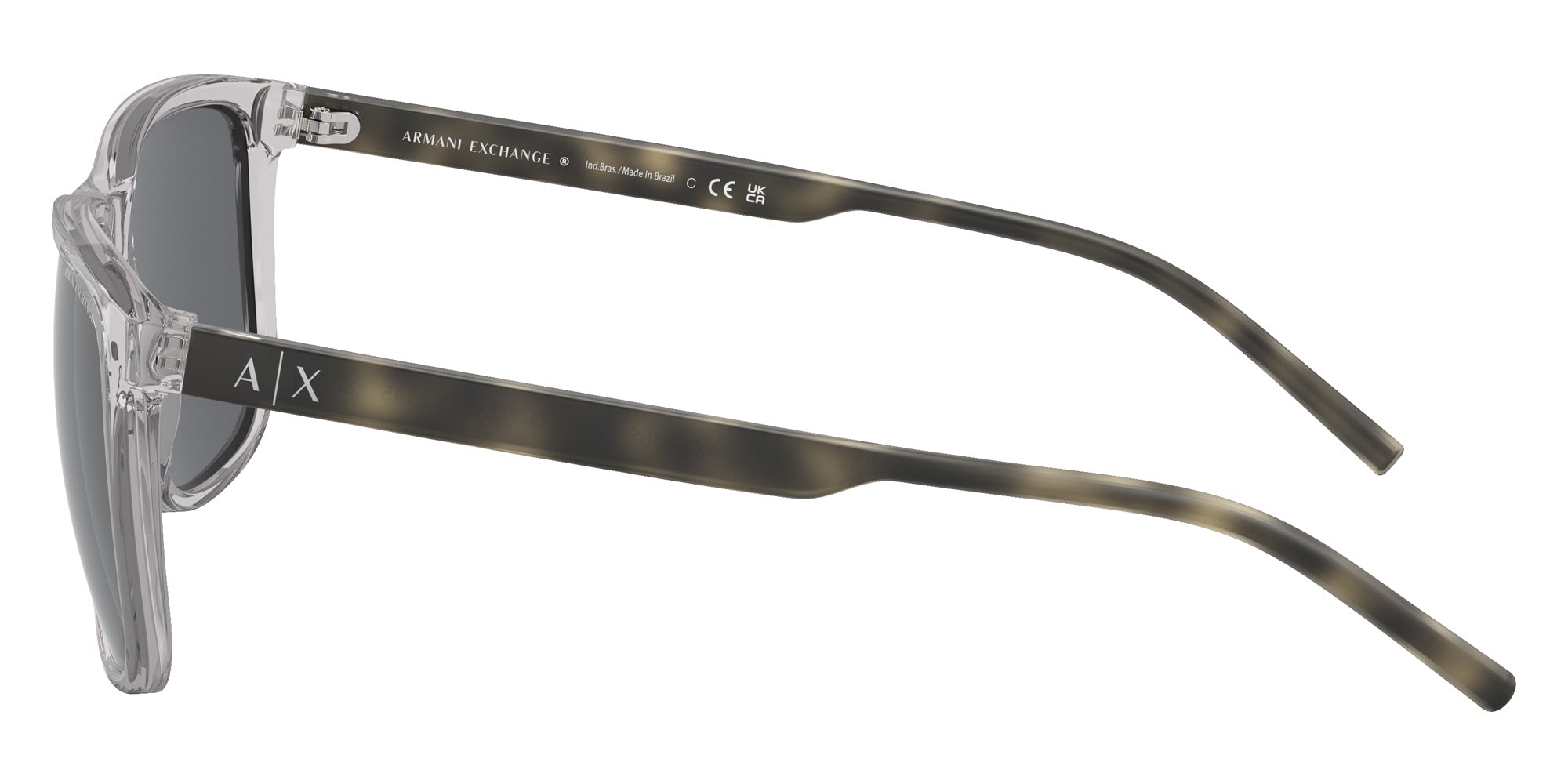 ARMANI EXCHANGE AX4070S 82396G 57 - Shiny Gray / Mirrored Black #id:ax4070s82396g_s:100110