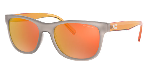 ARMANI EXCHANGE AX4103SF 8328F6 56 - Matte Gray / Orange Mirrored Red #id:ax4103sf8328f6_s:100100