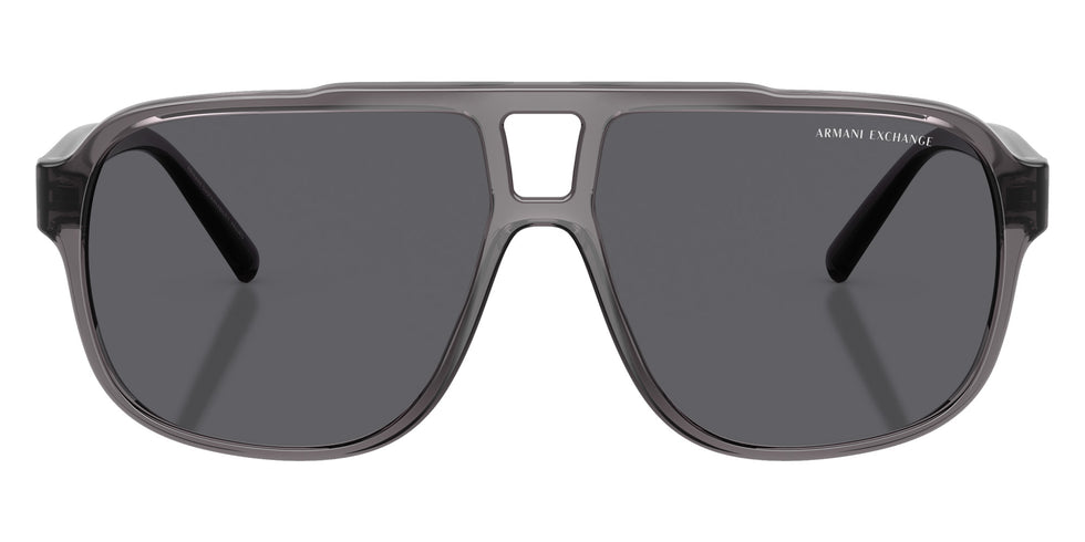 ARMANI EXCHANGE AX4104S 823981 61 - Shiny Transparent Gray / Gray Polarized #id:ax4104s823981_s:100100