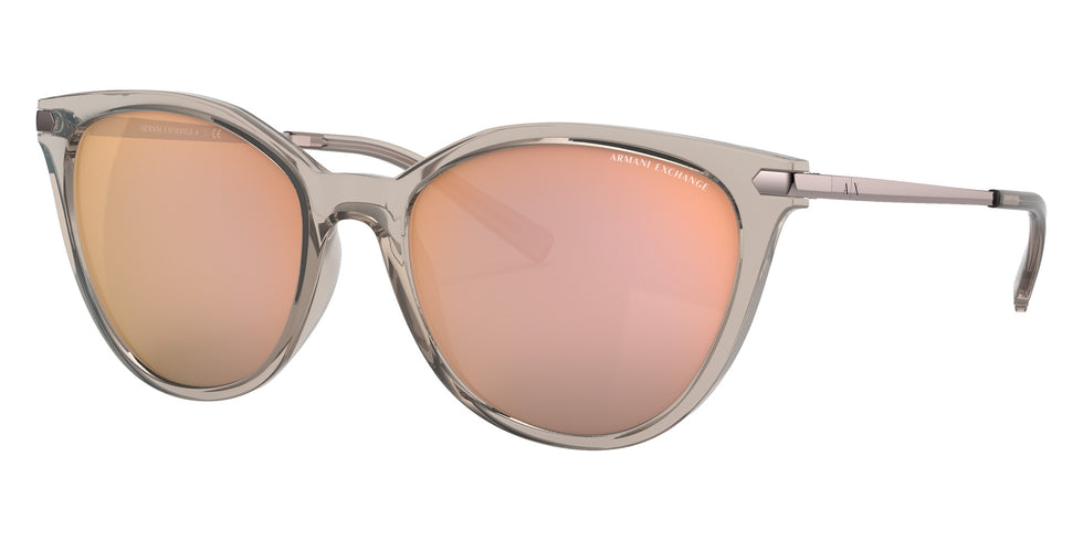 ARMANI EXCHANGE AX4107S 82404Z 55 - Tundra / Gray Mirrored Rose Gold #id:ax4107s82404z_s:100105