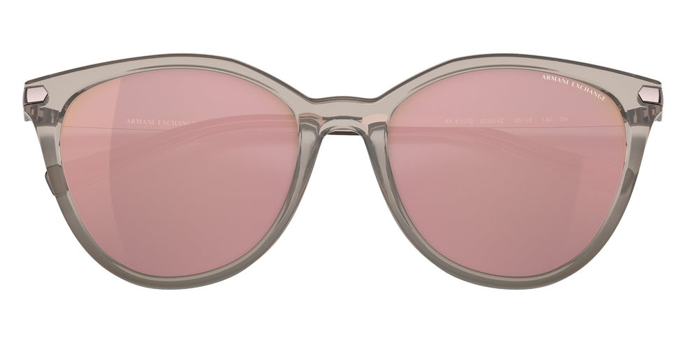 ARMANI EXCHANGE AX4107S 82404Z 55 - Tundra / Gray Mirrored Rose Gold #id:ax4107s82404z_s:100120