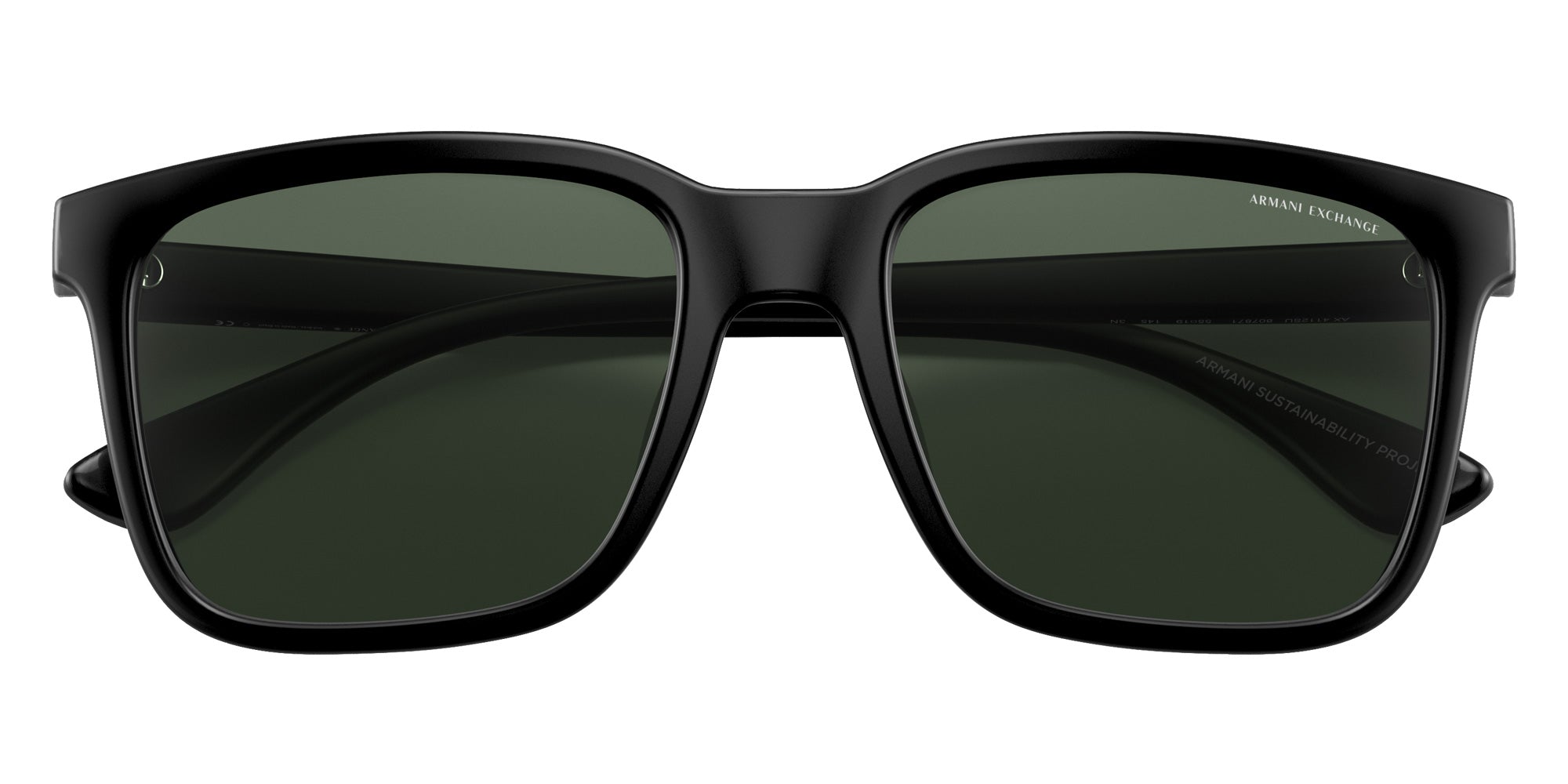 ARMANI EXCHANGE AX4112SU 807871 55 - Matte Black / Dark Green #id:ax4112su807871_s:100120