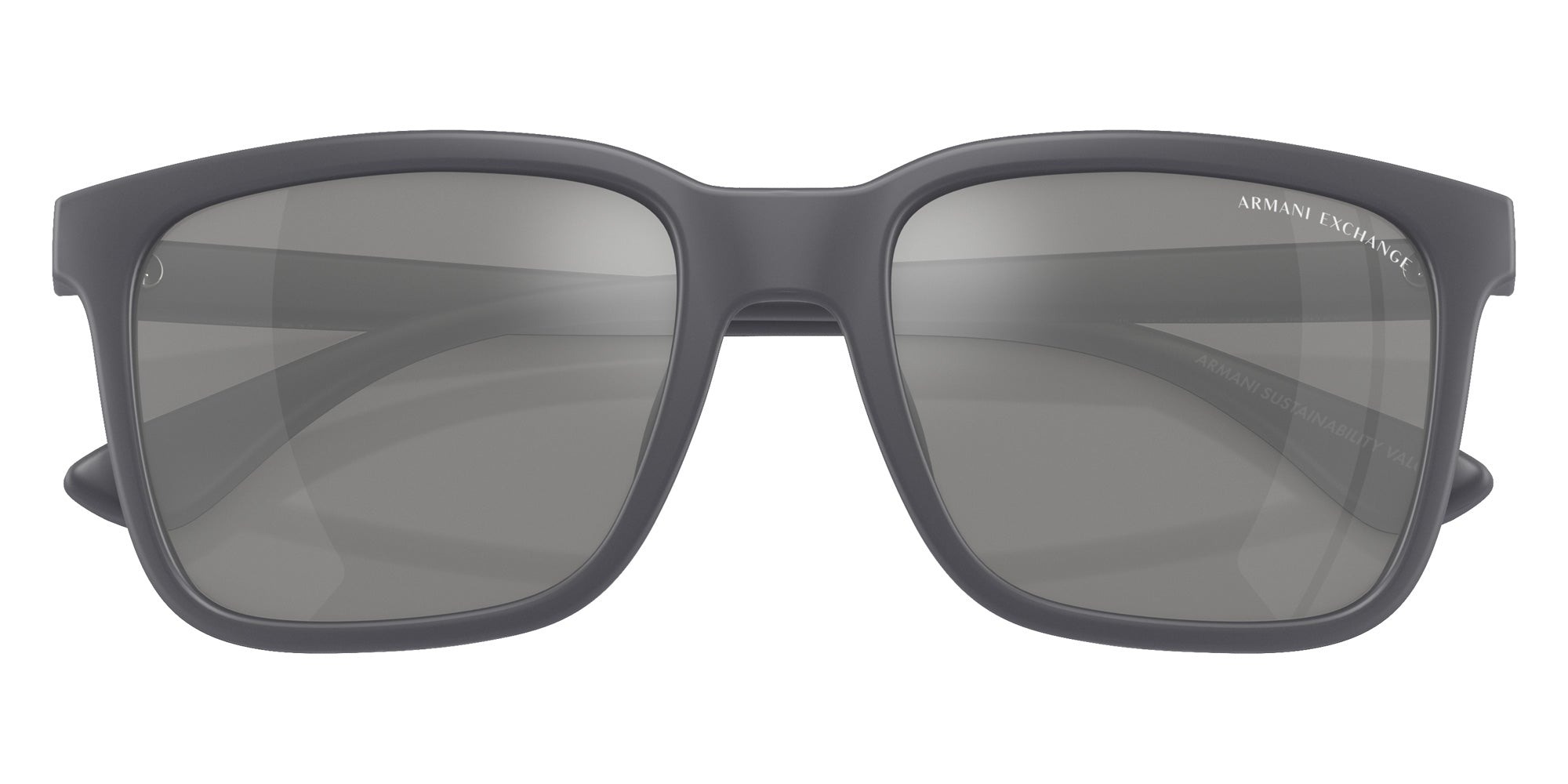 ARMANI EXCHANGE AX4112SU 8294Z3 55 - Matte Gray / Gray Mirrored Silver Polarized #id:ax4112su8294z3_s:102120