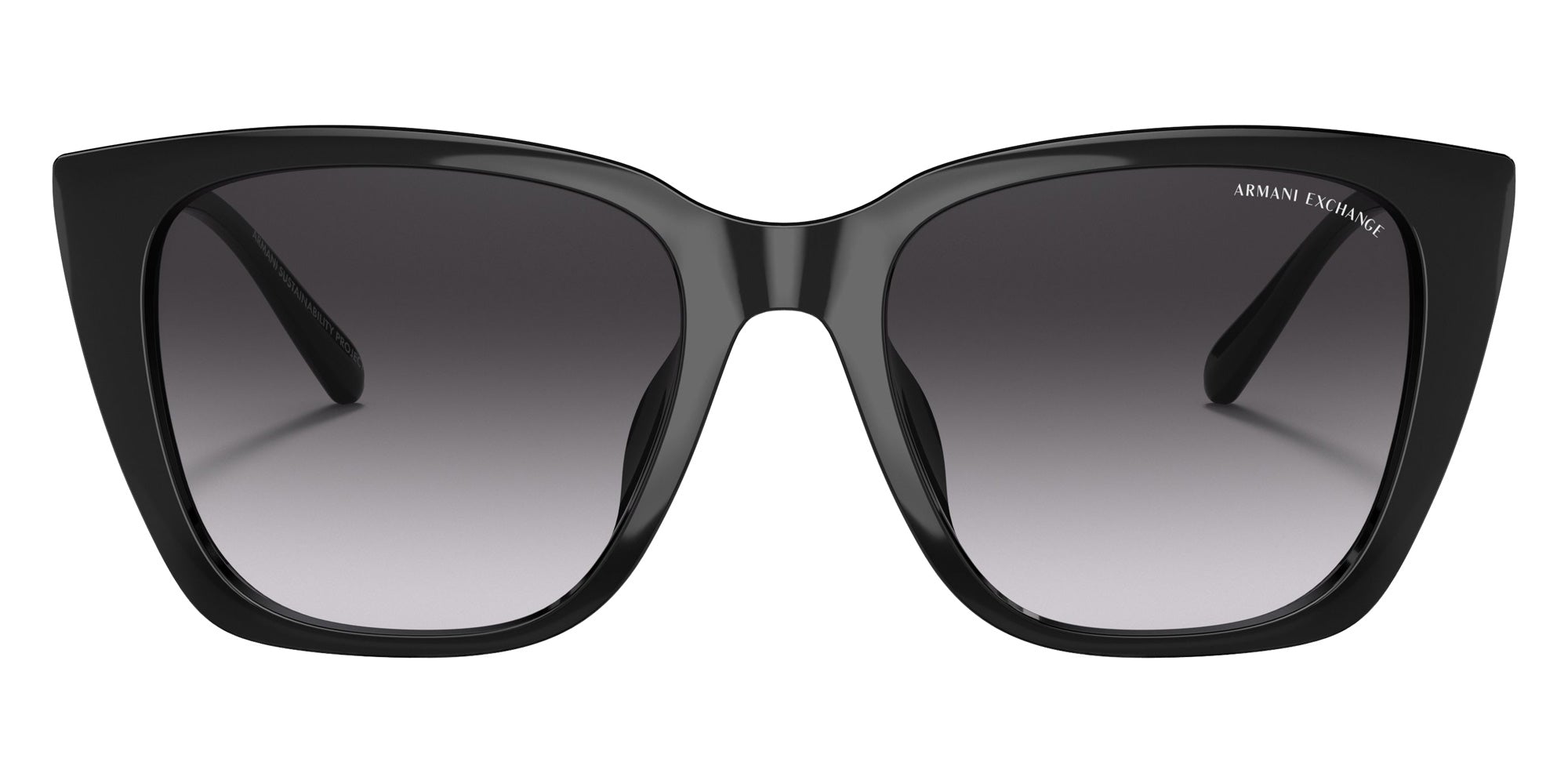ARMANI EXCHANGE AX4116SU 81588G 53 - Shiny Black / Gradient Gray #id:ax4116su81588g_s:100100
