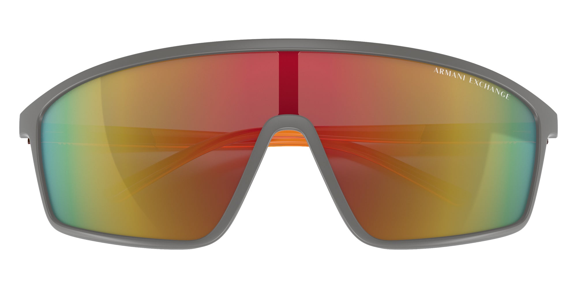 ARMANI EXCHANGE AX4119S 81806Q 137 - Matte Gray / Dark Violet Mirrored Red #id:ax4119s81806q_s:100120