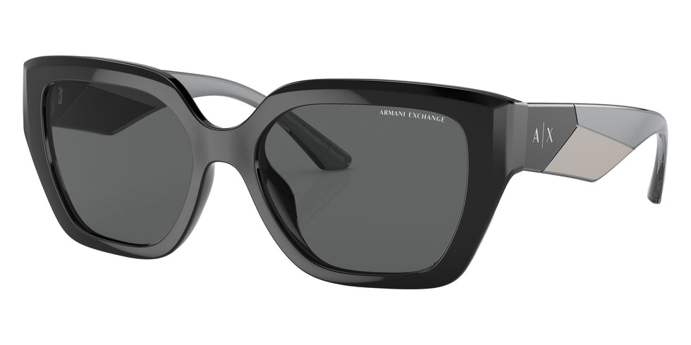 ARMANI EXCHANGE AX4125SU 815887 54 - Shiny Black / Dark Gray #id:ax4125su815887_s:100105