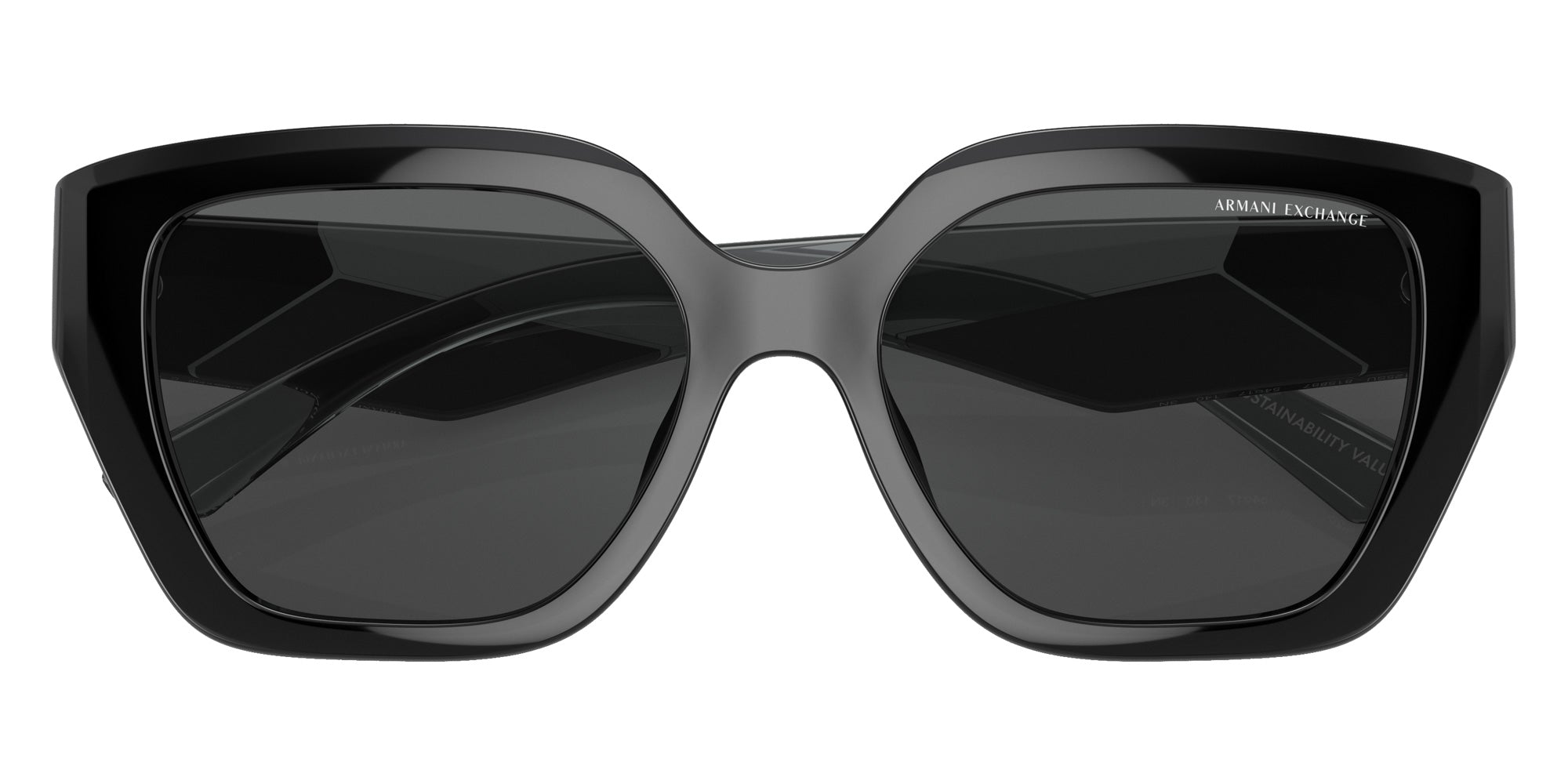 ARMANI EXCHANGE AX4125SU 815887 54 - Shiny Black / Dark Gray #id:ax4125su815887_s:100120