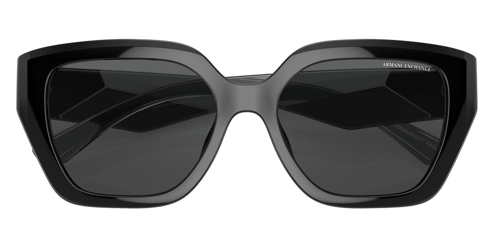 ARMANI EXCHANGE AX4125SU 815887 54 - Shiny Black / Dark Gray #id:ax4125su815887_s:100120