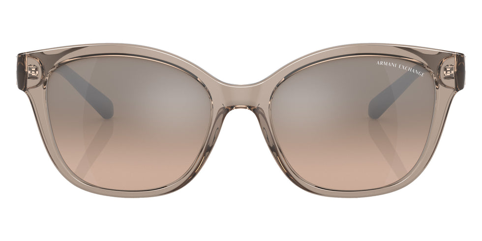ARMANI EXCHANGE AX4127S 82408Z 54 - Brown / Brown Mirrored Silver Gradient #id:ax4127s82408z_s:100100