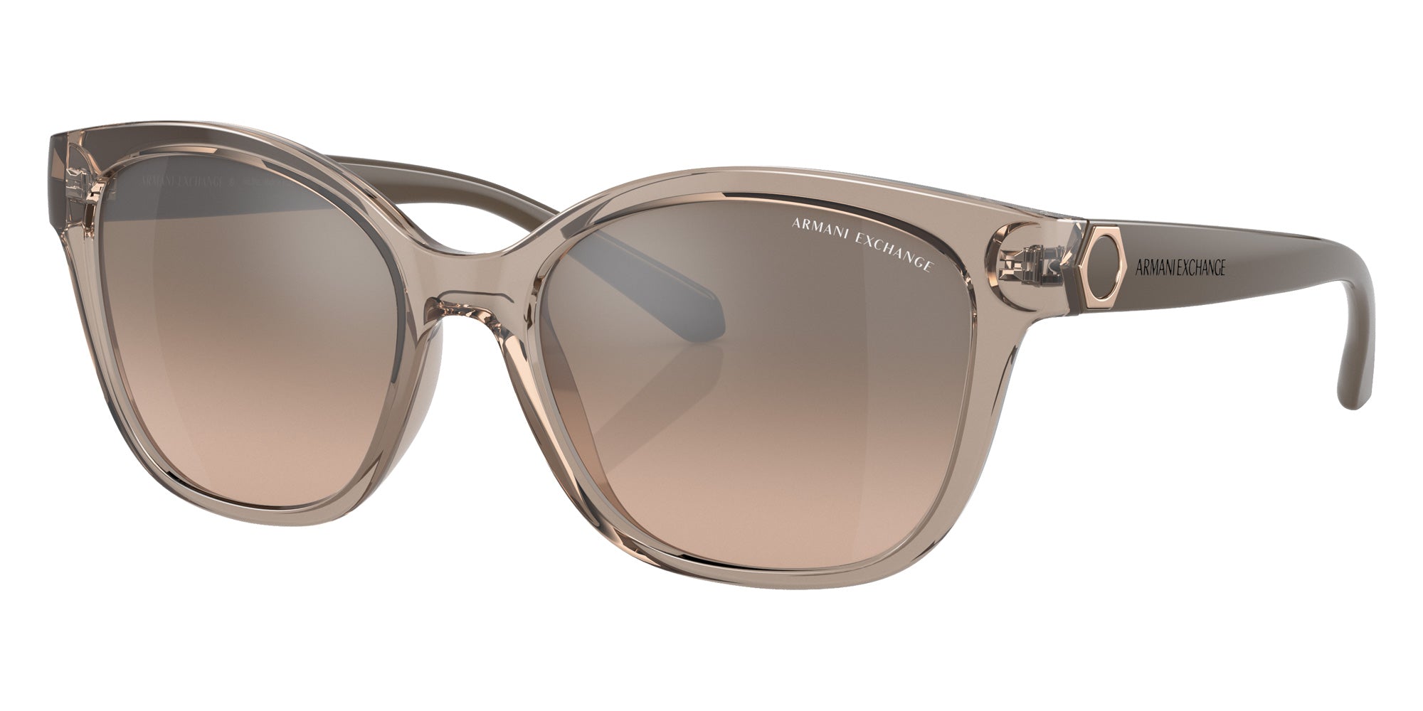 ARMANI EXCHANGE AX4127S 82408Z 54 - Brown / Brown Mirrored Silver Gradient #id:ax4127s82408z_s:100105