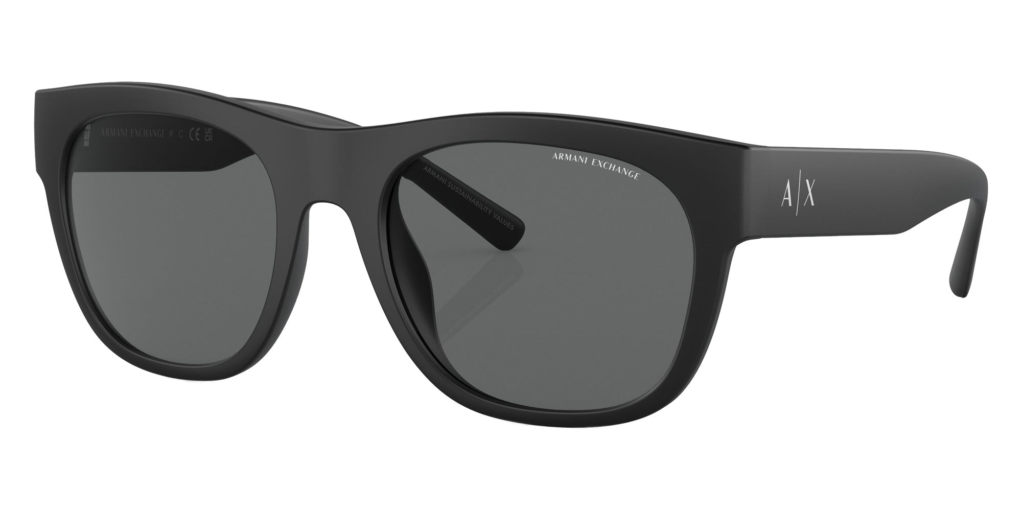 ARMANI EXCHANGE AX4128SU 812287 55 - Matte Black / Dark Gray #id:ax4128su812287_s:100105