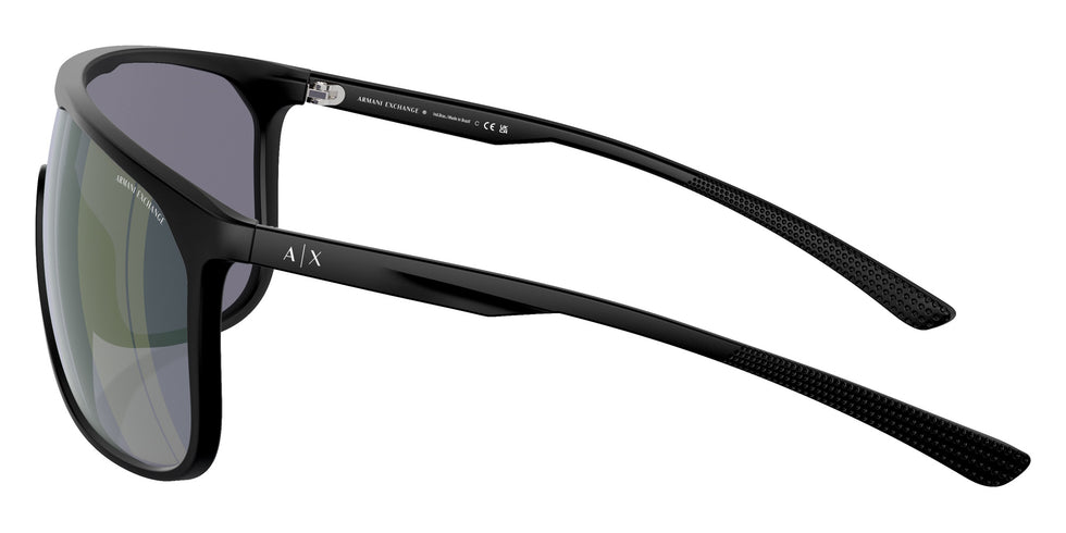 ARMANI EXCHANGE AX4137SU 8078/2 135 - Matte Black / Mirrored Green #id:ax4137su80782_s:100110