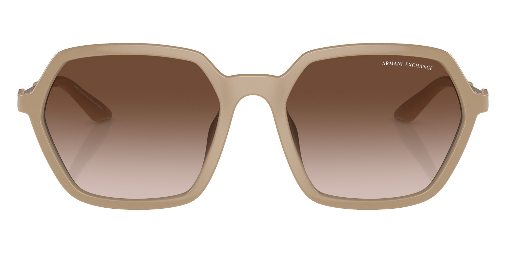 ARMANI EXCHANGE AX4139SU 834213 52 - Shiny Tundra / Gradient Brown #id:ax4139su834213_s:100100