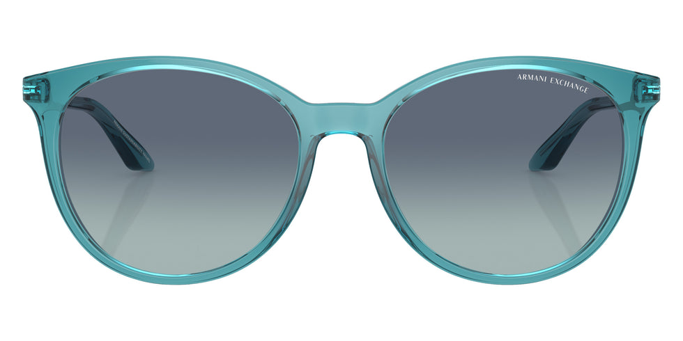 ARMANI EXCHANGE AX4140S 82374S 55 - Shiny Transparent Petroleum / Azure Gradient Dark Blue #id:ax4140s82374s_s:100100