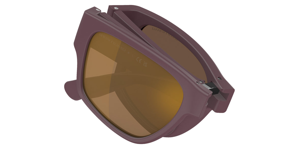 ARMANI EXCHANGE AX4141SU 8347F9 56 - Matte Bordeaux / Brown Mirrored Bronze #id:ax4141su8347f9_s:100120