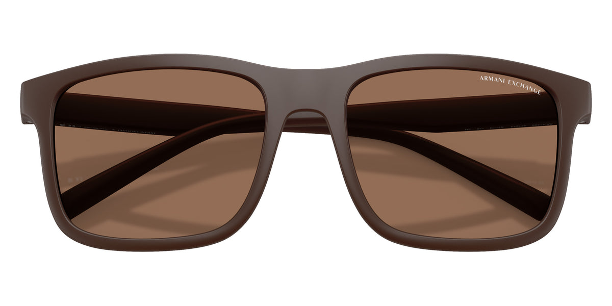 ARMANI EXCHANGE AX4145S 841273 57 - Matte Brown / Dark Brown #id:ax4145s841273_s:100120