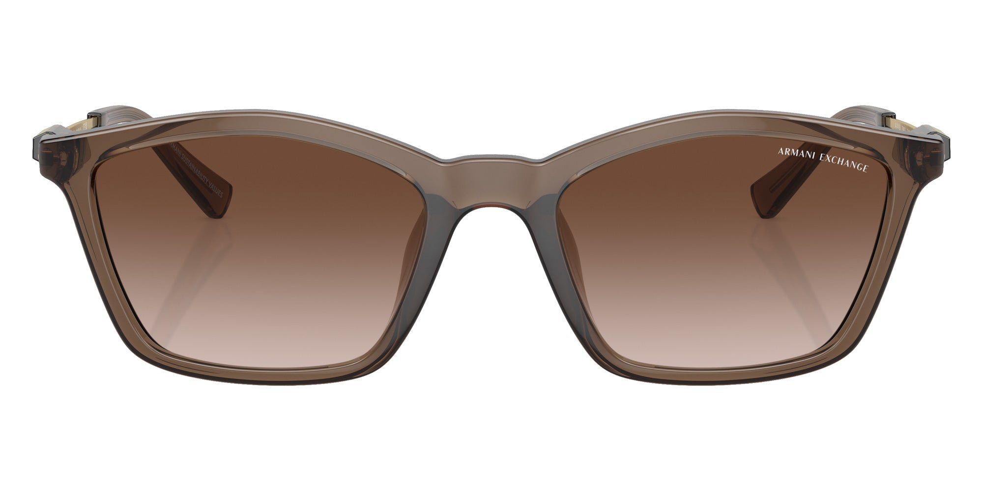 ARMANI EXCHANGE AX4146SU 834913 53 - Shiny Transparent Brown / Gradient Brown #id:ax4146su834913_s:100100